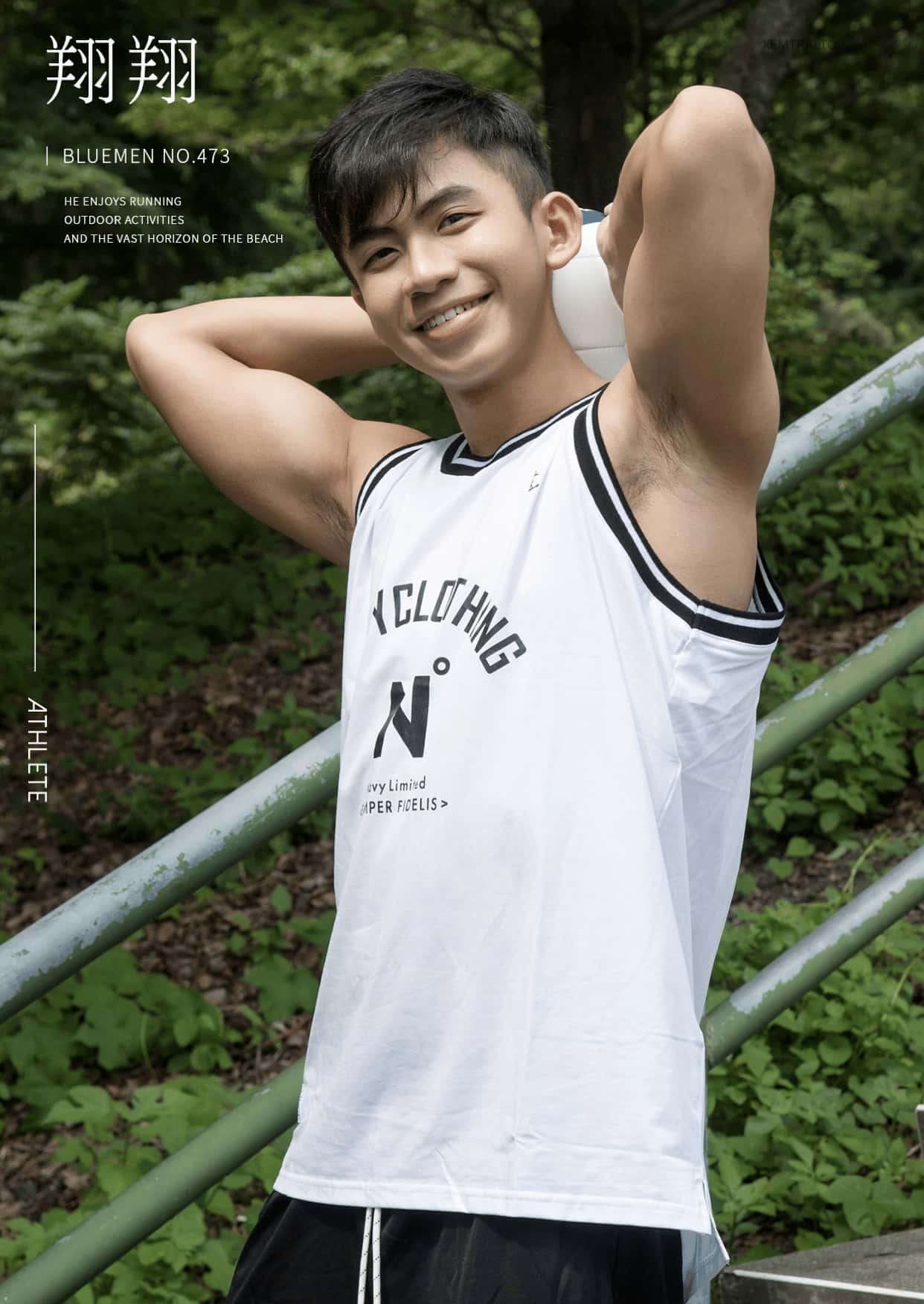 BLUEMEN 藍男色 NO.473 競泳隊學長的酷夏回歸  翔翔[Photo+Video R+]-MANIMG