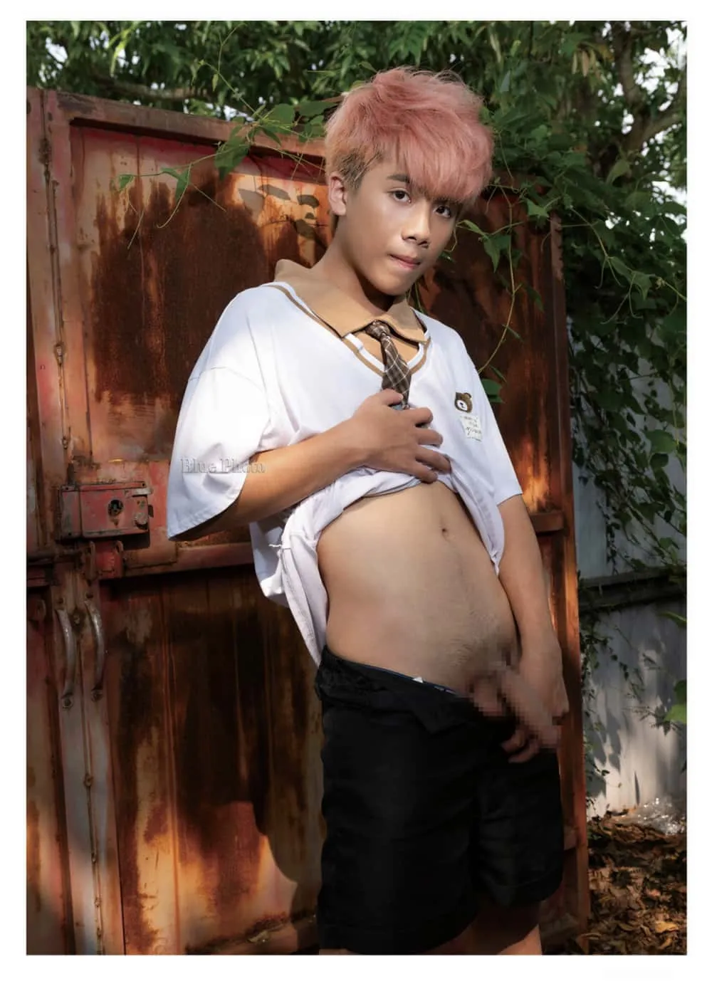 Bluephoto 藍攝 No.359 可愛制服男孩 - 布丁[Photo+Video R+]-MANIMG